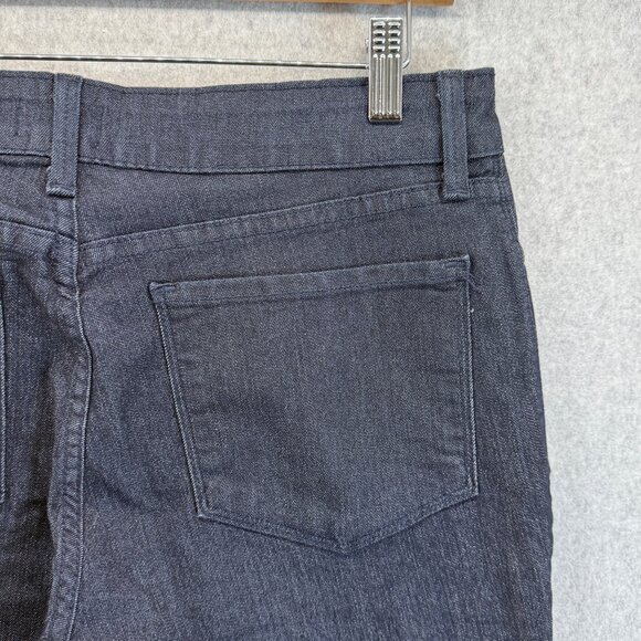 NYDJ Dark Wash Blue Clarissa Ankle Slim Leg Denim Jeans Lift Tuck Size 10 Petite - Picture 8 of 16
